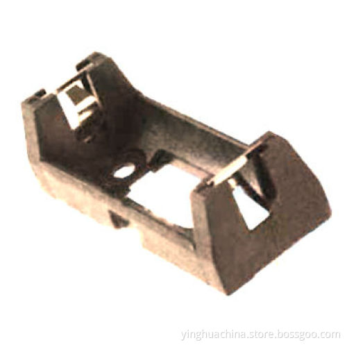 Battery Holder with 0.33mm THK Spring Steel Nickel-plated Contact, Compliant with RoHS DirectiveNew